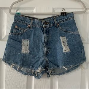 Vintage Levi’s Cut-off Denim Shorts